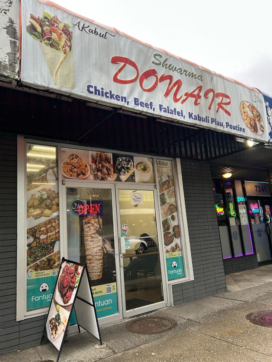 A Kabul Shawarma Donair