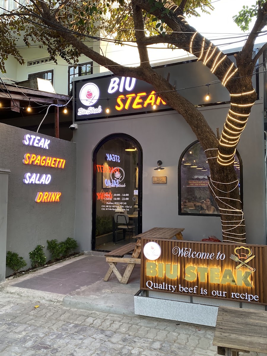 Biu Steak Restaurant Steak - Spaghetti (Bít Tết - Mỳ Ý)
