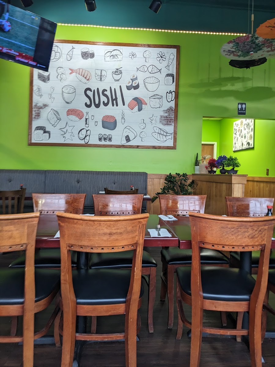 Edamame Hibachi, Wings And Sushi