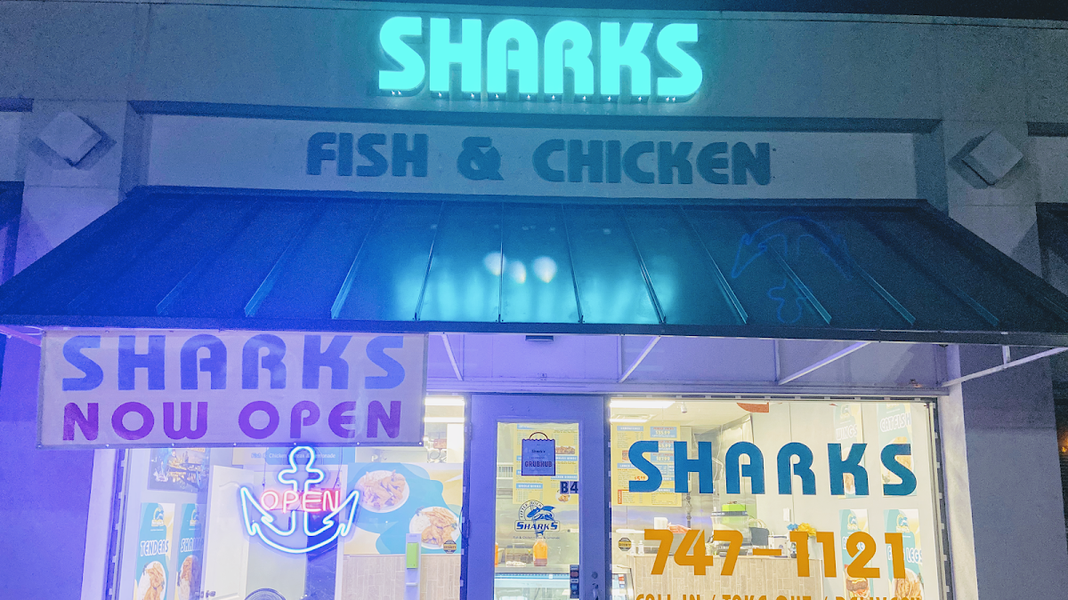 Sharks Fish And Chicken Little Rock