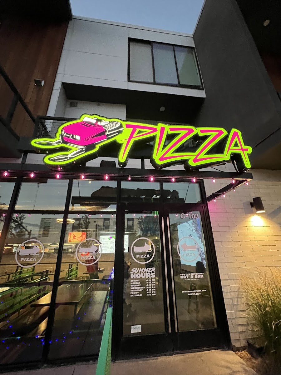 Snowmobile Pizza