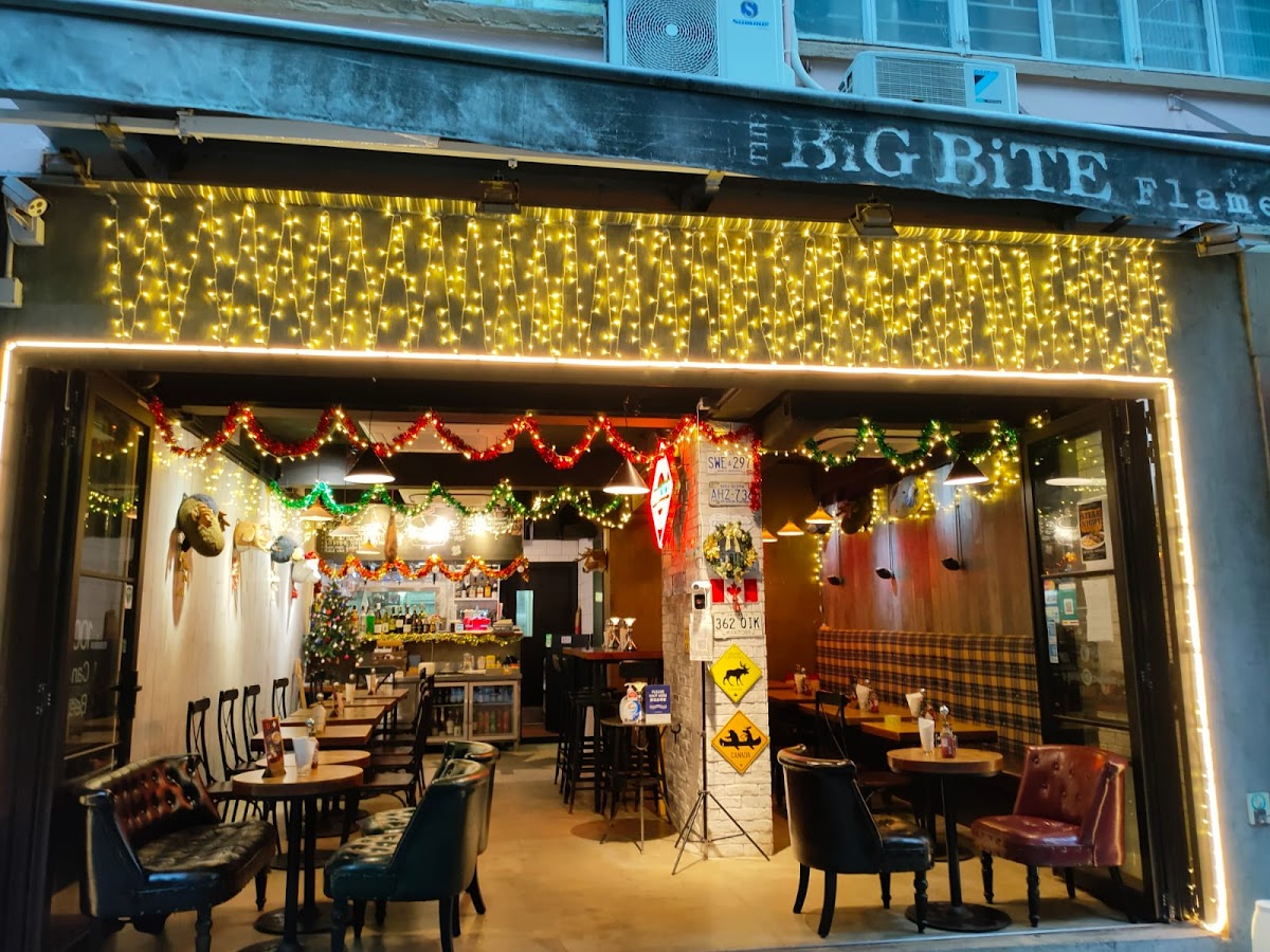 The Big Bite Flame Grill