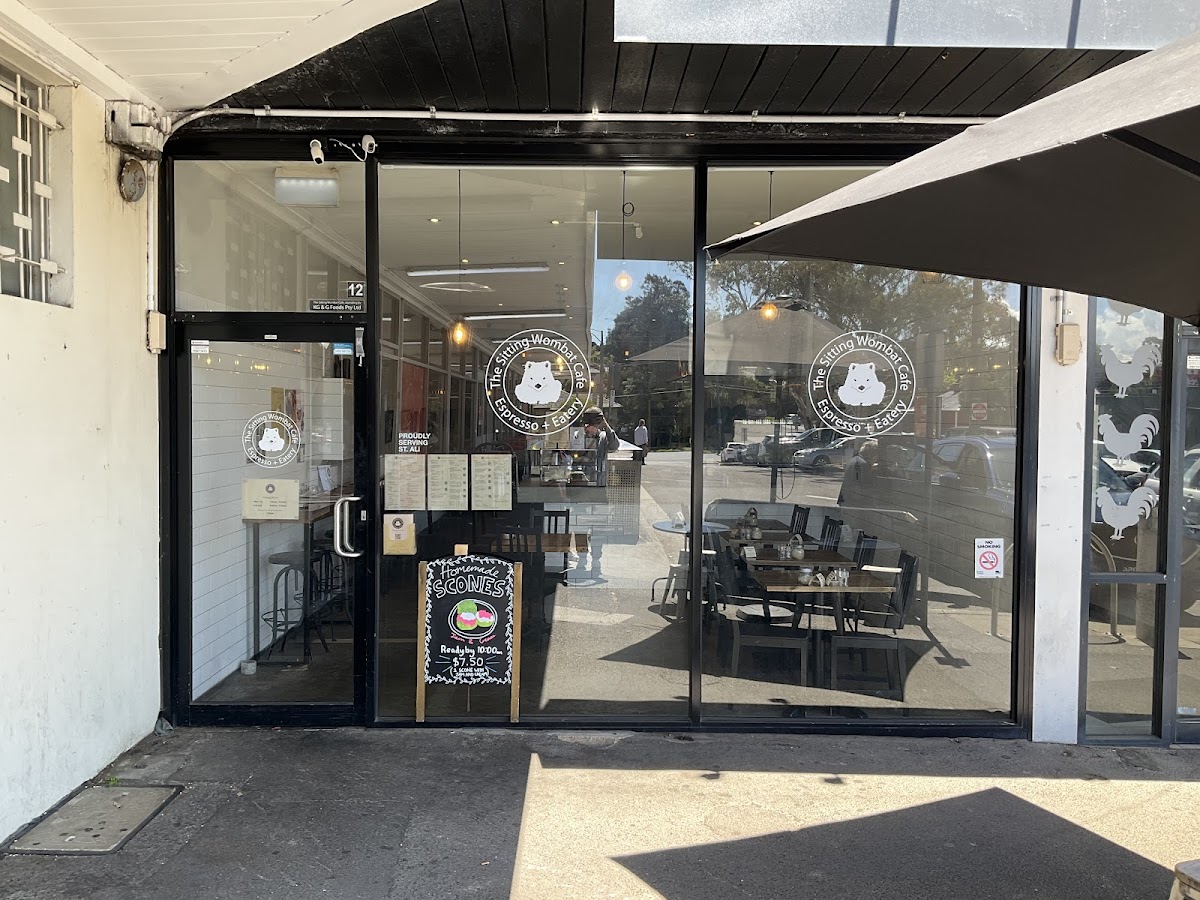 The Sitting Wombat Cafe.