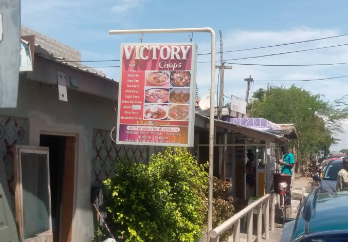 Victory Chops ( Ghanaian Local Dish Cook House )